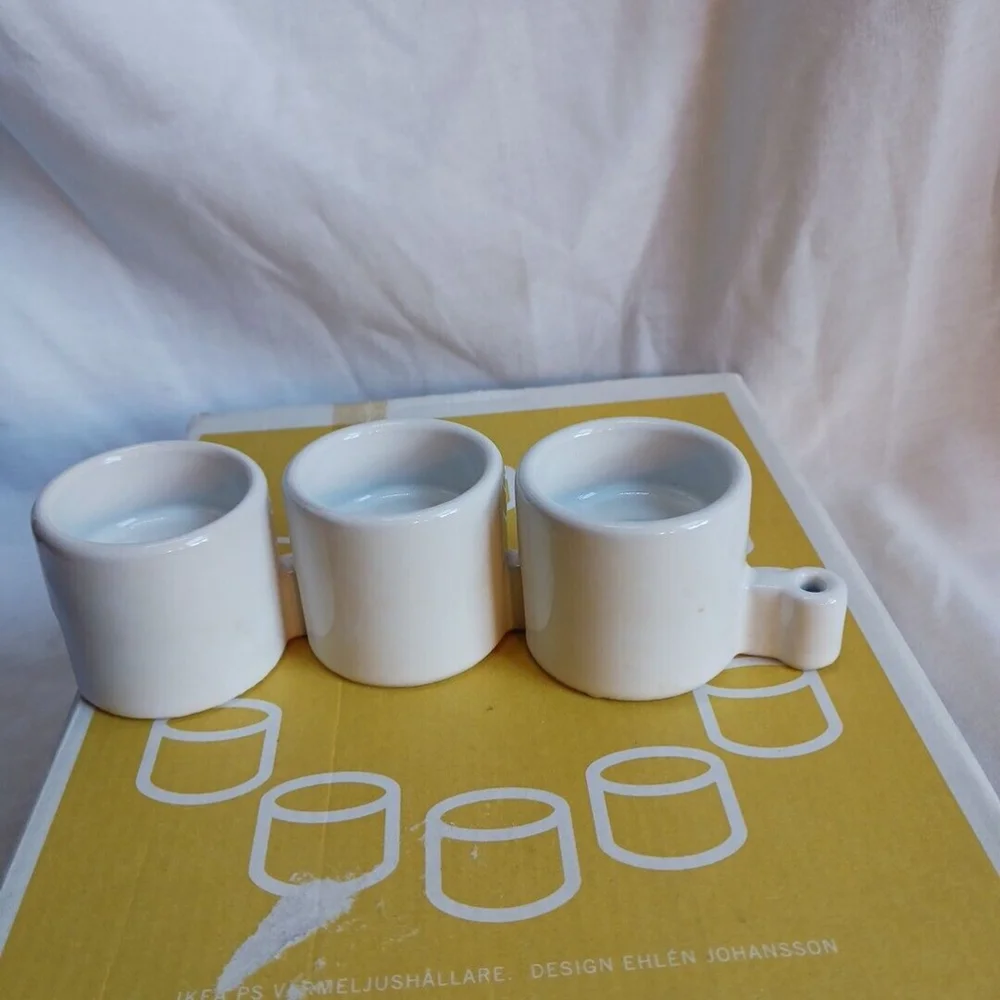 IKEA PS White Votive Candle Holder Set Ehlen Johansson